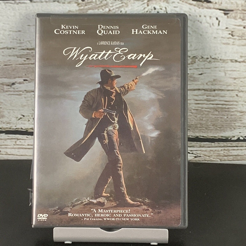 Wyatt Earp (DVD, 1994) Kevin Costner, Dennis‎ Quaid, Gene Hackman, Jeff Fahey